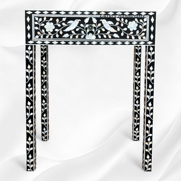 Aura Mother of Pearl Inlay Console Black 1