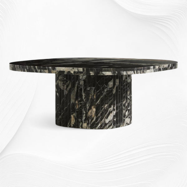 Kanta Marble Coffee Table Black 2