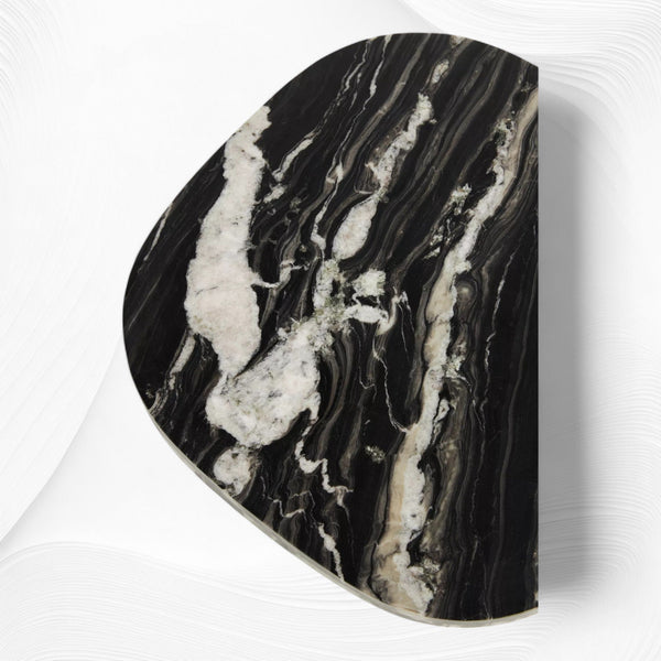 Kanta Marble Side Table Black 3